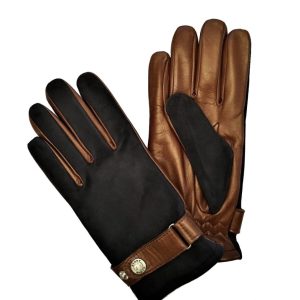 Gants en cuir d’agneau lisse et suédé – ABISKO