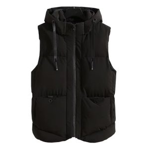 Gilet de travail décontracté à capuche pour homme