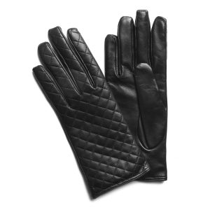 Gants en cuir d’agneau matelassés doublure cachemire – LYON