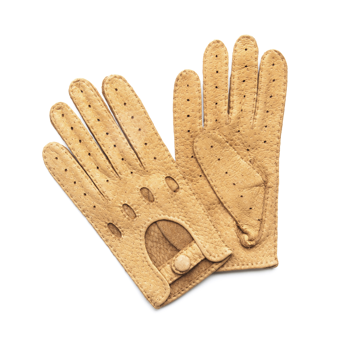 Gants de conduite en cuir de pécari non doublés – PUNTA ARENAS – Image 2