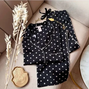 Pyjama Satin Demi-Manche HP394