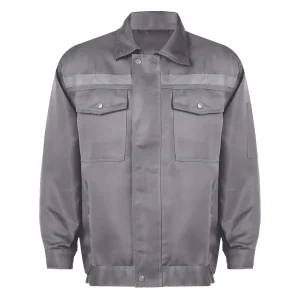 Blouson de travail gris pour femme