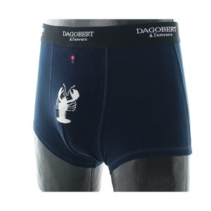 Boxer Coton Homard Marine