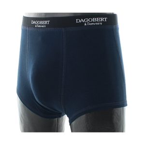 Boxer Uni Coton Marine