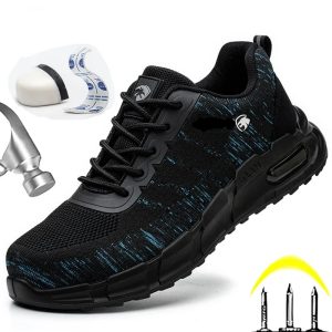 Chaussures de sécurité antistatiques pour homme style baskets sans métal
