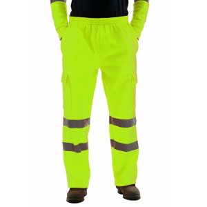 Pantalon de travail haute visibilité à bandes réfléchissantes