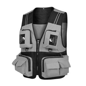 Gilet de travail pour hommes avec poches amovibles