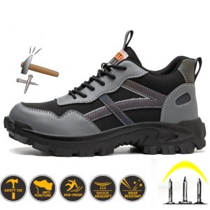 Chaussures de sécurité confortables à lacets pour homme